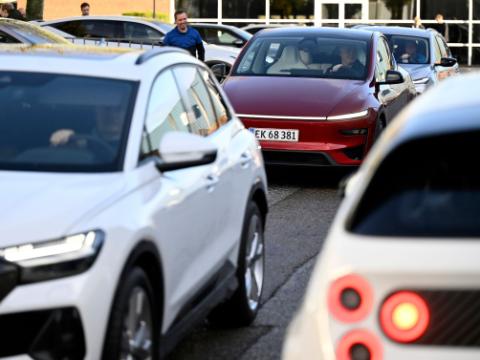 Prøvekørsler på Elbilmessen